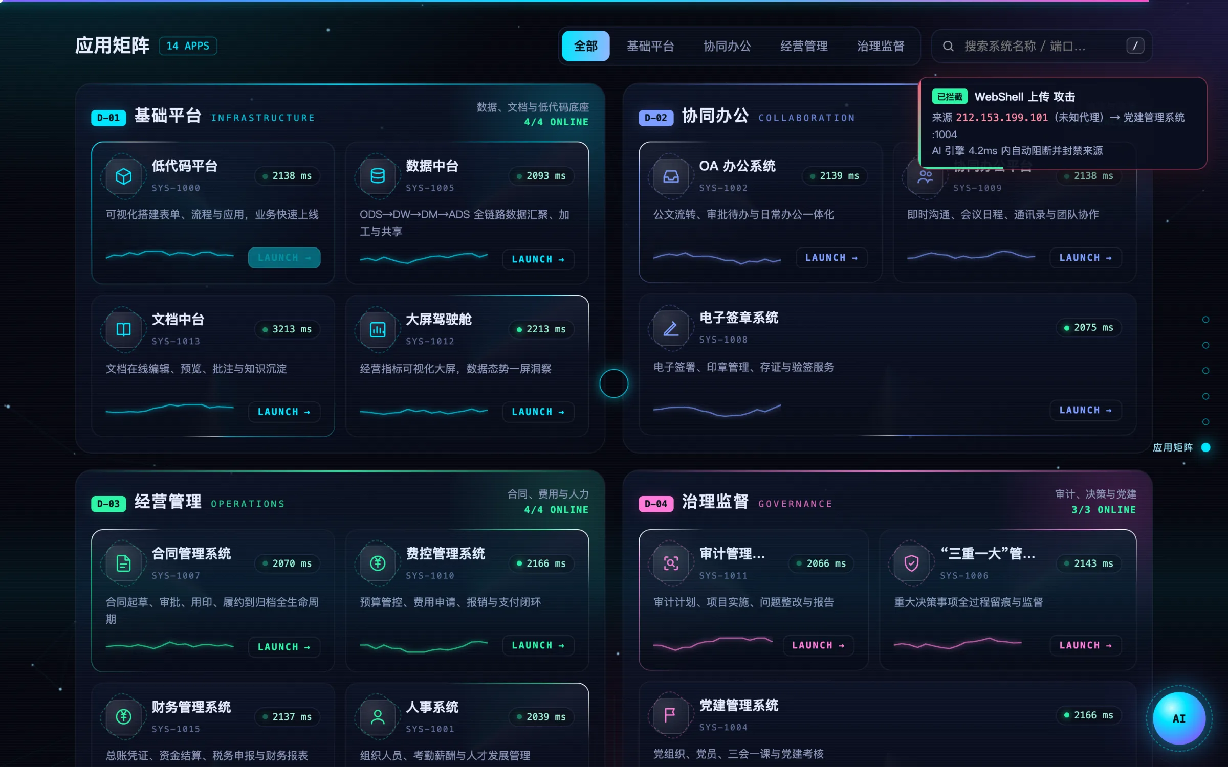 智联中枢 界面截图